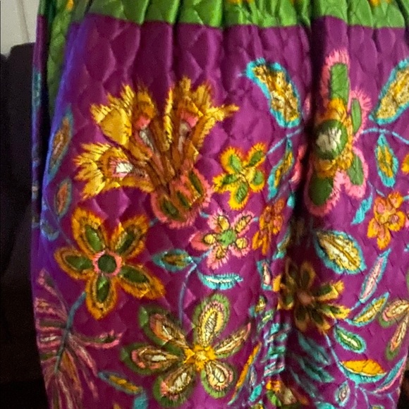 New Issues • Division Of Jonathan Logan • Size 14 • Purple/Green• Quilted •Skirt - Picture 16 of 16